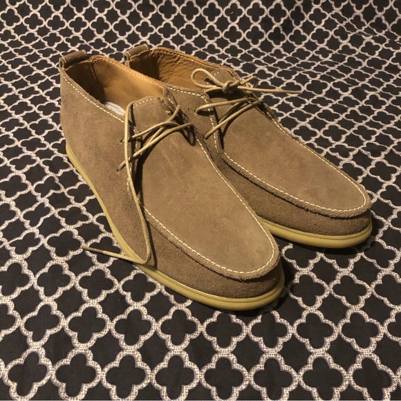 johnnie-O Mens Malibu Chukka Boot Lace Up Dark Brown Leather Size 9.5M #M28020 - Picture 10 of 10